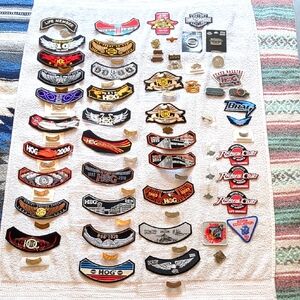 Harley Davidson  /HOG, miscellaneous Biker Patch/Pin Sets
